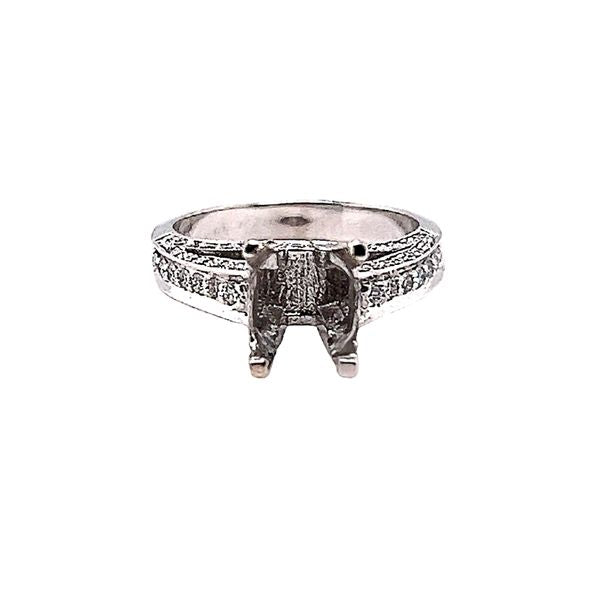 Diamond Semi-Mount Engagement Ring