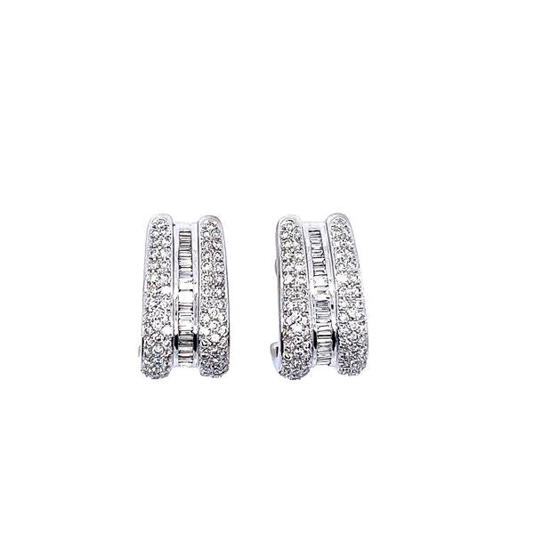 Huggie Pave Earrings