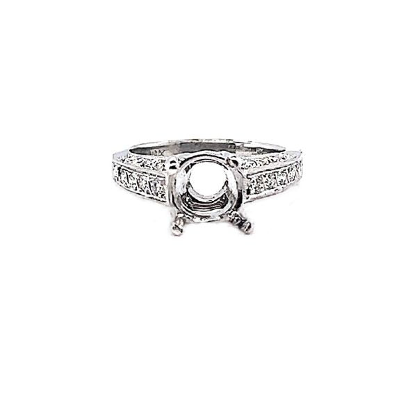 Diamond Semi-Mount Engagement Ring
