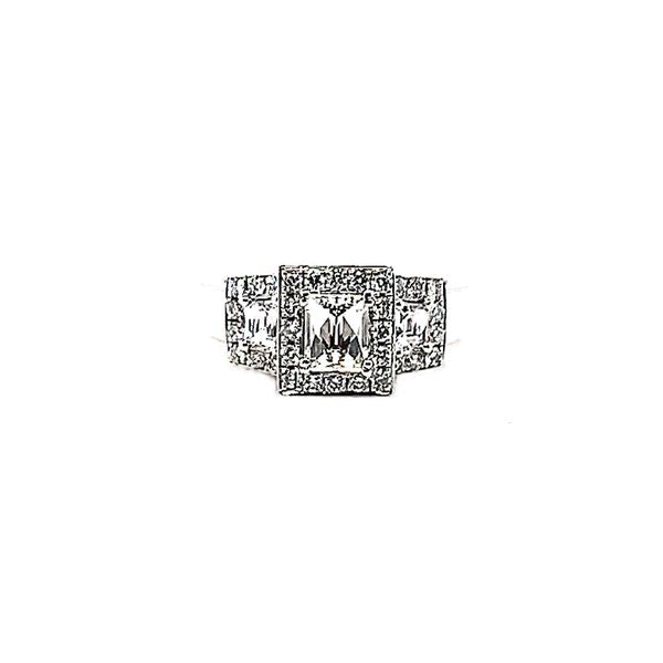 White Gold 1.45ct Tycoon 3 Stone Engagement Ring