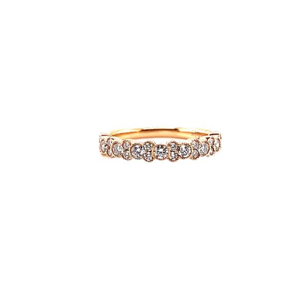 Rose Gold Round Diamond Band