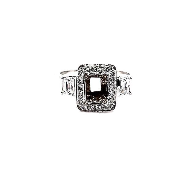 Diamond Semi-Mount Engagement Ring