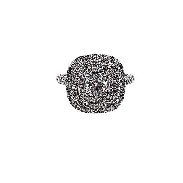 White Gold 1.51ct Round Diamond Engagement Ring