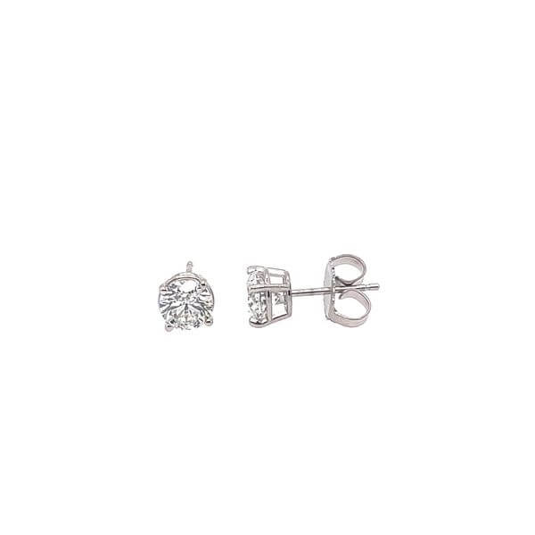 14K WG 1.42ctw Diamond Stud Earrings