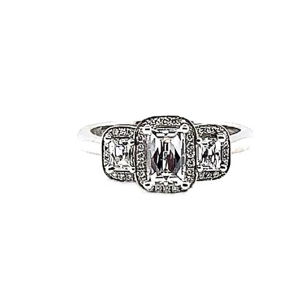 White Gold 1.03ct Tycoon 3 Stone Engagement Ring