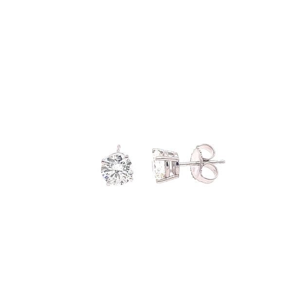 14KT WG 1.71ctw Diamond Stud Earrings