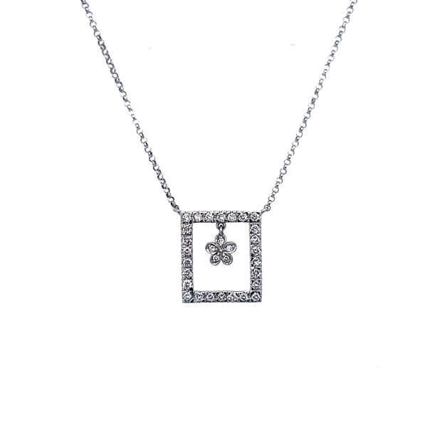 Flower Diamond Necklace