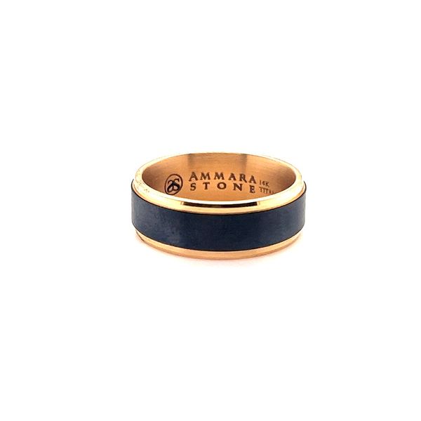 Drop Bevel mens Ring