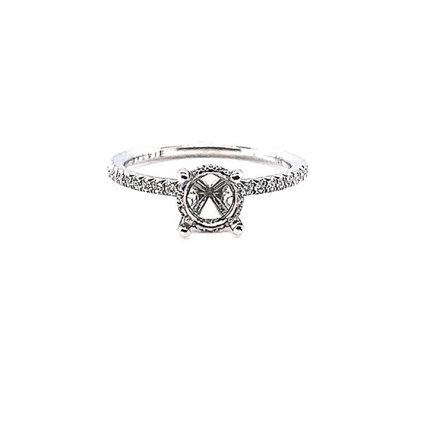 Diamond Semi-Mount Engagement Ring