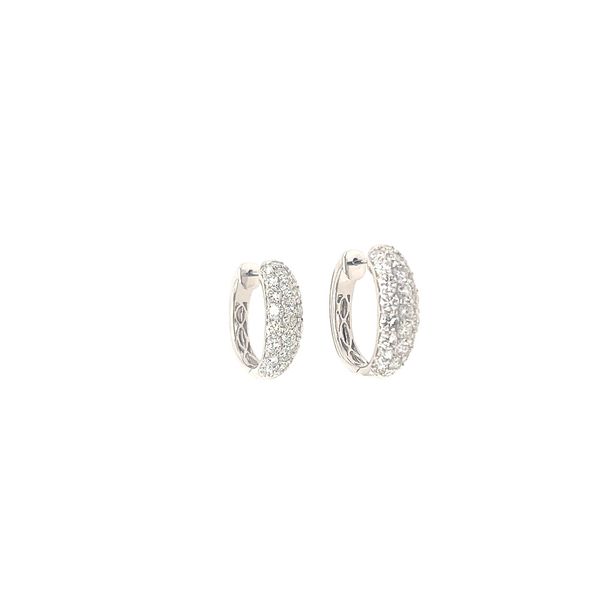 Diamond Hoop Earrings