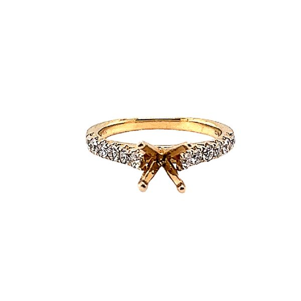 Diamond Semi-Mount Engagement Ring