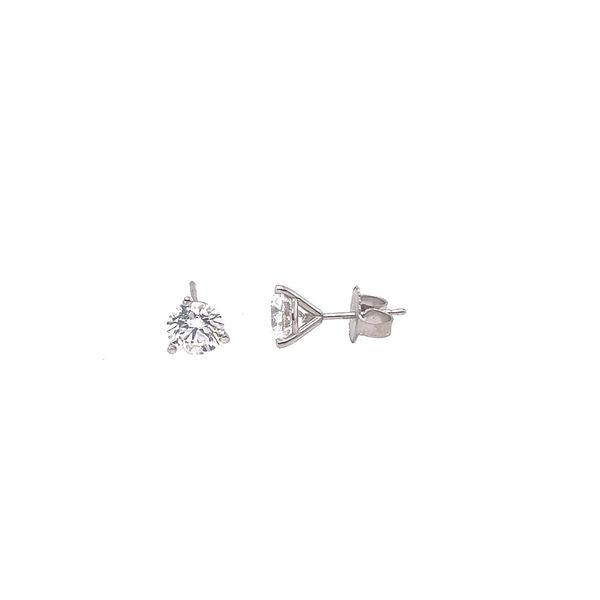 14KT WG 2.03ctw Diamond Stud Earrings