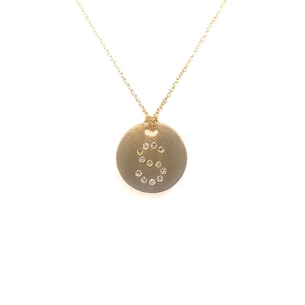 Gold 'S' Pendant Necklace