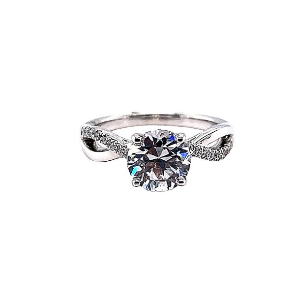 Diamond Semi-Mount Engagement Ring