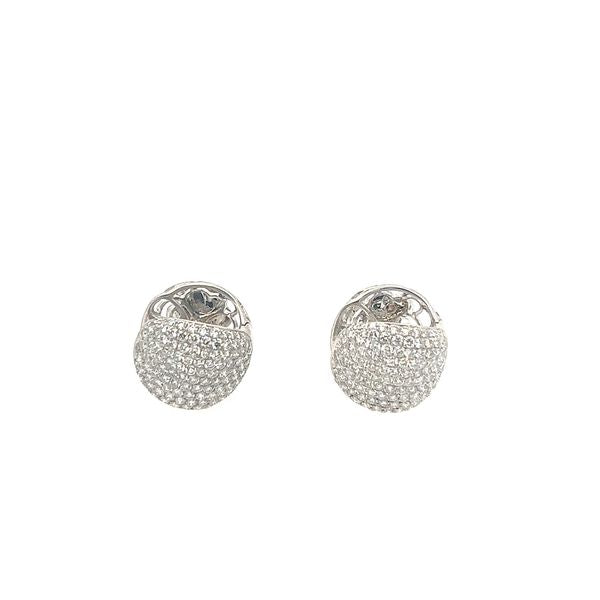 Pave Huggie Earrings