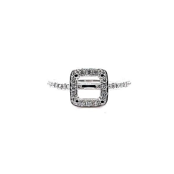 Diamond Semi-Mount Engagement Ring