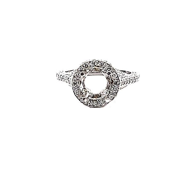 Diamond Semi-Mount Engagement Ring