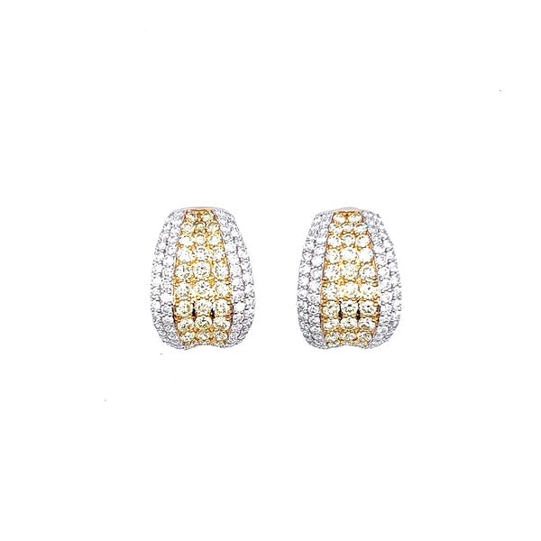 Diamond Huggie Earrings