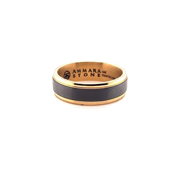 Satin Finish Gold Ring